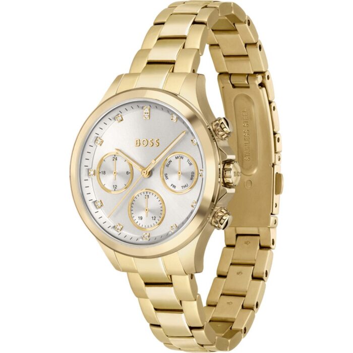 Hera Gold-Tone Stainless Steel Watch with Crystal Accents - 1502628 - Image 2